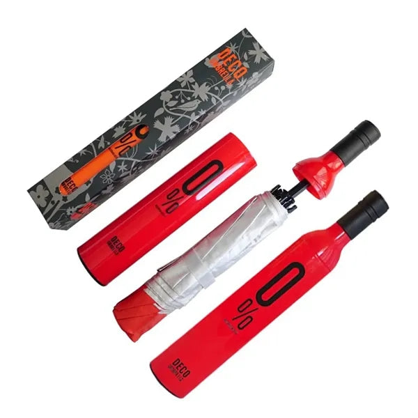 3 Folding Wine Bottle Umbrellas
