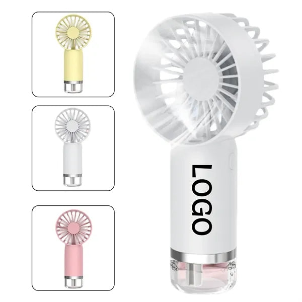 3 Speed Adjustable Mini Portable Handheld Misting Desk Fan