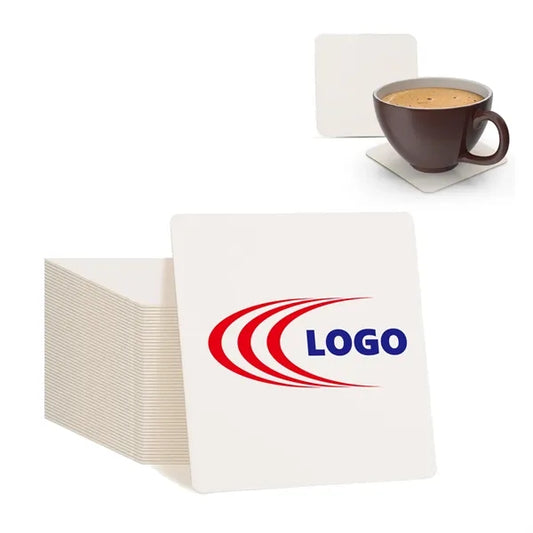 Double Sided Customized 4X4" Square Coaster
