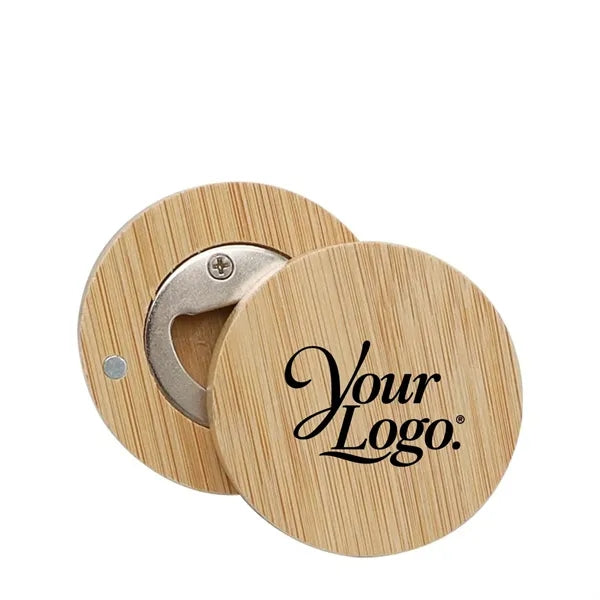 Magnetic Bamboo Bottle Opener