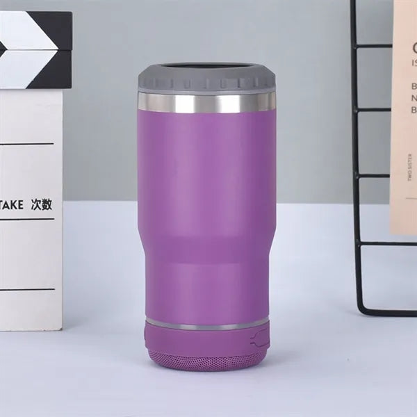 304 Stainless Steel Insulated Tumbler with Bluetooth Speaker
