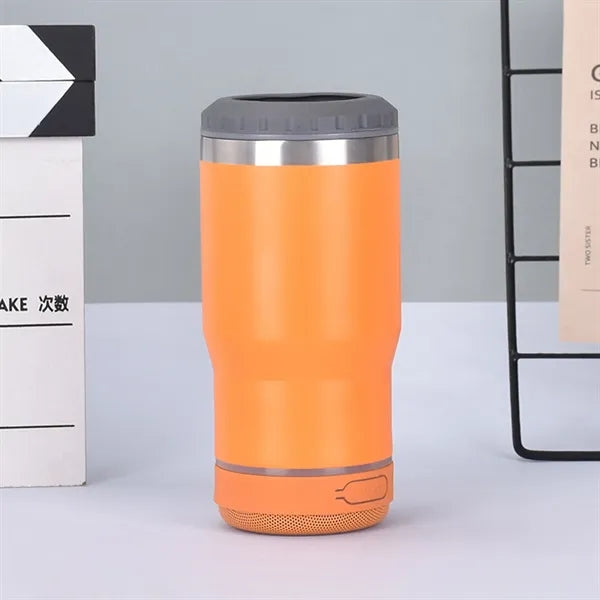 304 Stainless Steel Insulated Tumbler with Bluetooth Speaker
