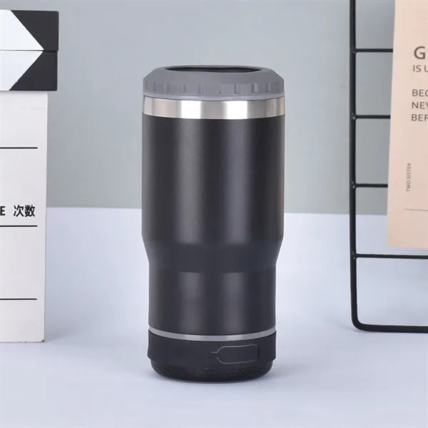 304 Stainless Steel Insulated Tumbler with Bluetooth Speaker