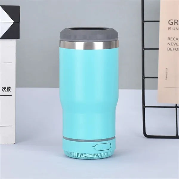 304 Stainless Steel Insulated Tumbler with Bluetooth Speaker