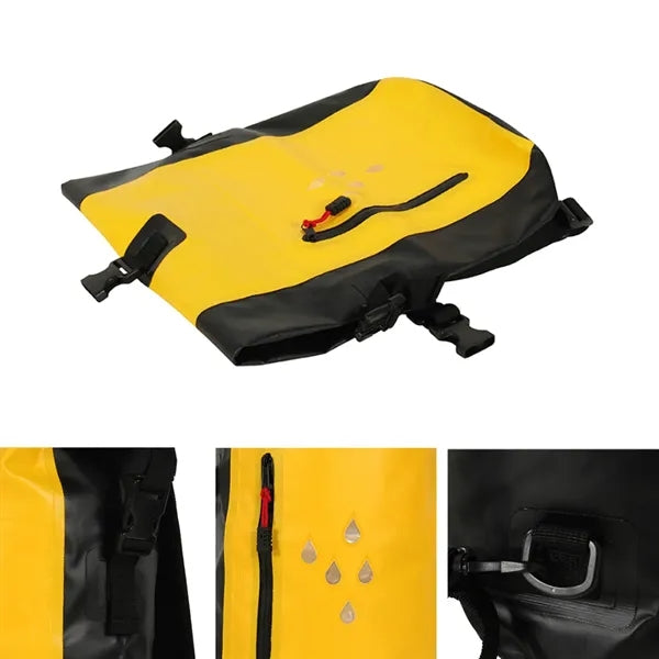 Heavy-Duty Waterproof Roll-Top Adventure Dry Bag Backpack