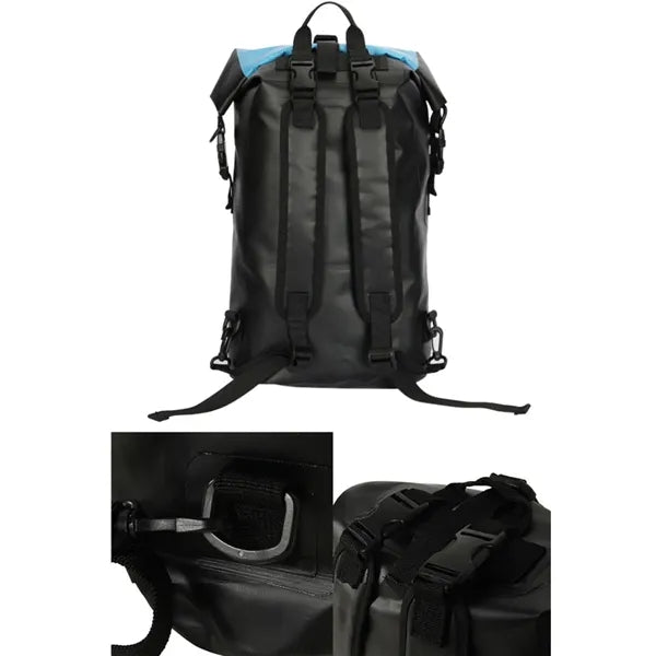 Heavy-Duty Waterproof Roll-Top Adventure Dry Bag Backpack