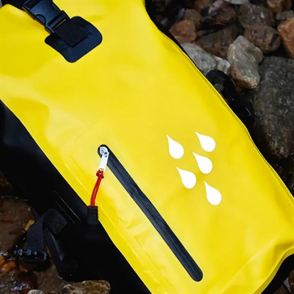 Heavy-Duty Waterproof Roll-Top Adventure Dry Bag Backpack