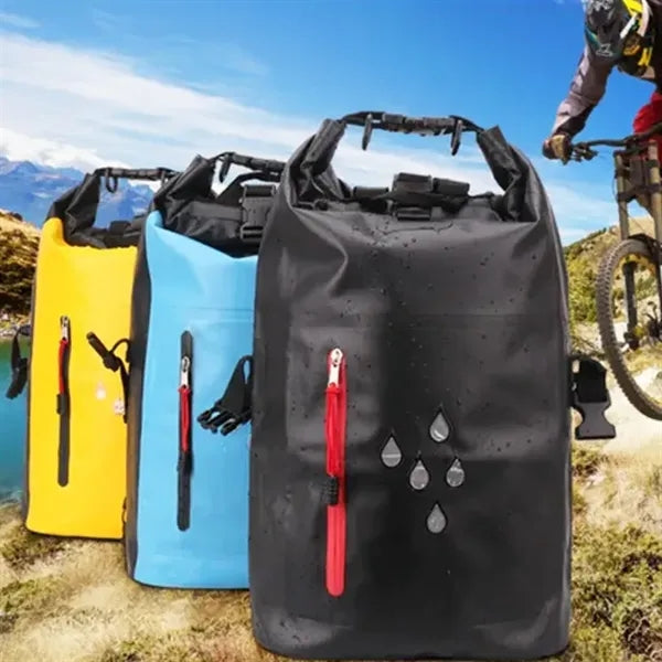 Heavy-Duty Waterproof Roll-Top Adventure Dry Bag Backpack