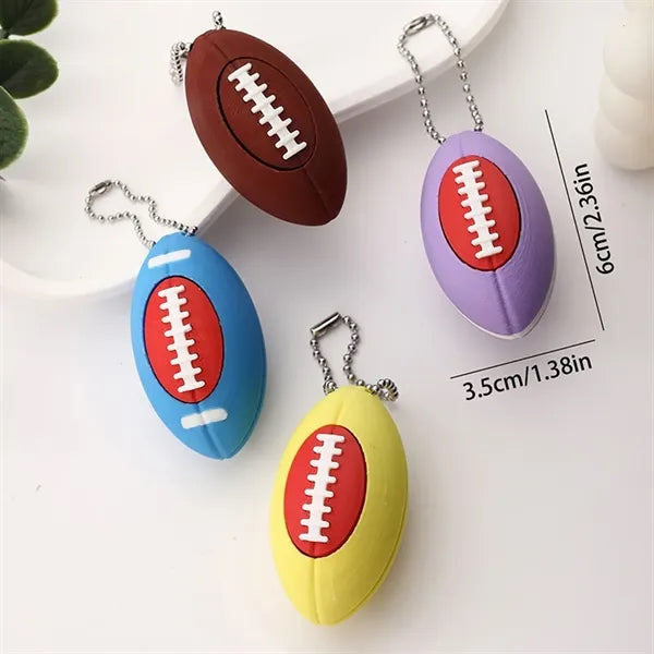 Click Football Fidget Keychain Cute Stress Relief