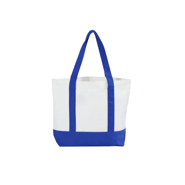 12oz Color-Spliced Sustainable Tote Bag
