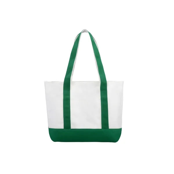 12oz Color-Spliced Sustainable Tote Bag