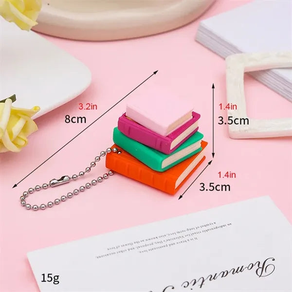 Book Click Fidget Keychain Stress Relief