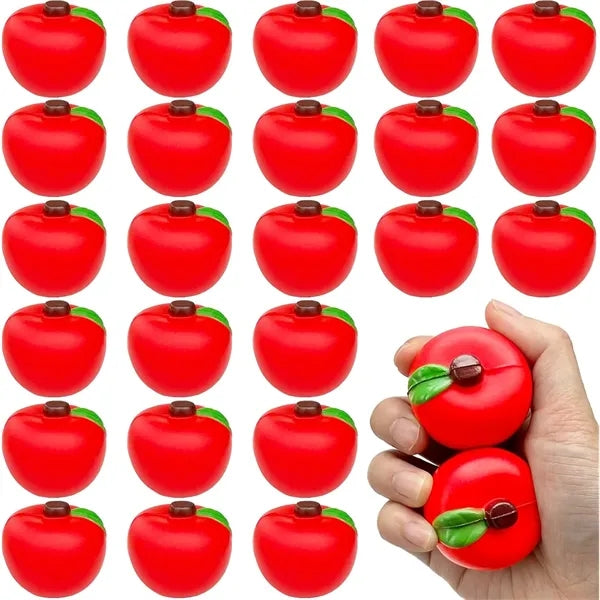 2in Apple Fruit Stress Ball Toys Party Favor Supplies
