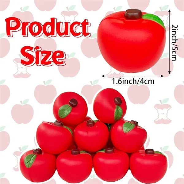 2in Apple Fruit Stress Ball Toys Party Favor Supplies