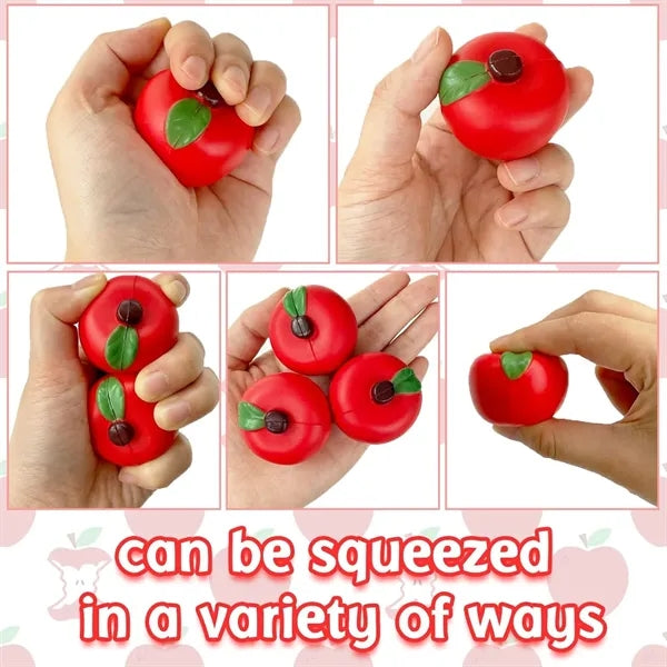 2in Apple Fruit Stress Ball Toys Party Favor Supplies