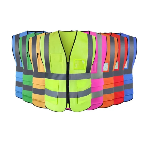 Reflective Safety Vest for High Visibility at Work