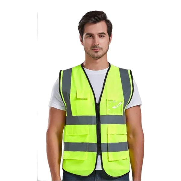 Reflective Safety Vest for High Visibility at Work