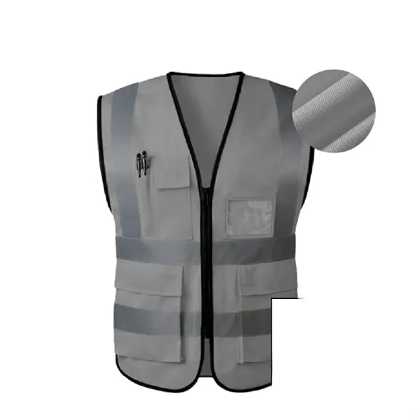 Reflective Safety Vest for High Visibility at Work