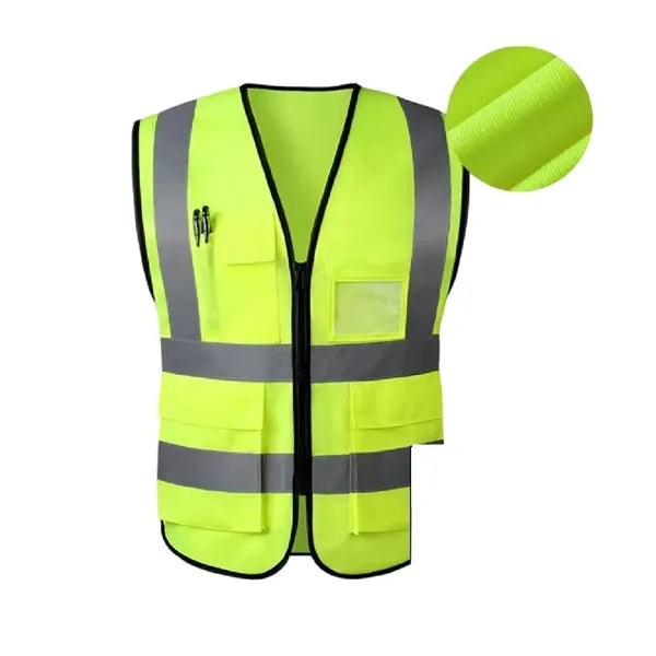 Reflective Safety Vest for High Visibility at Work