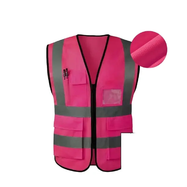 Reflective Safety Vest for High Visibility at Work