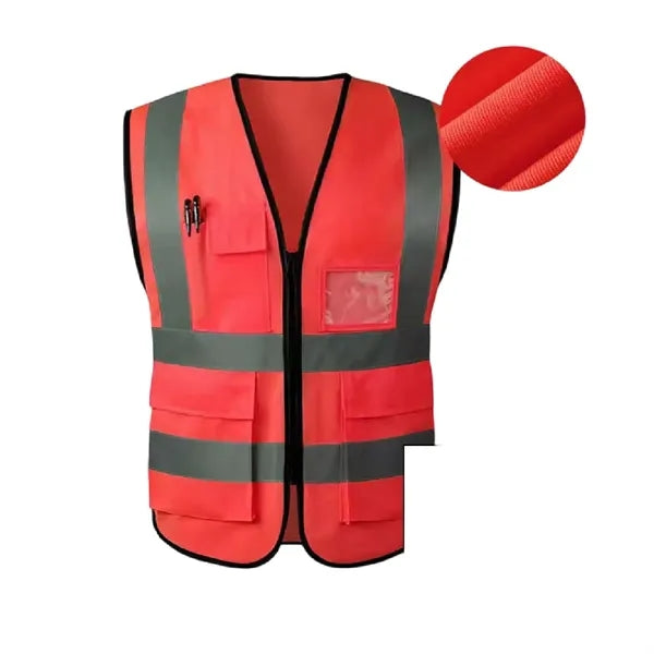 Reflective Safety Vest for High Visibility at Work