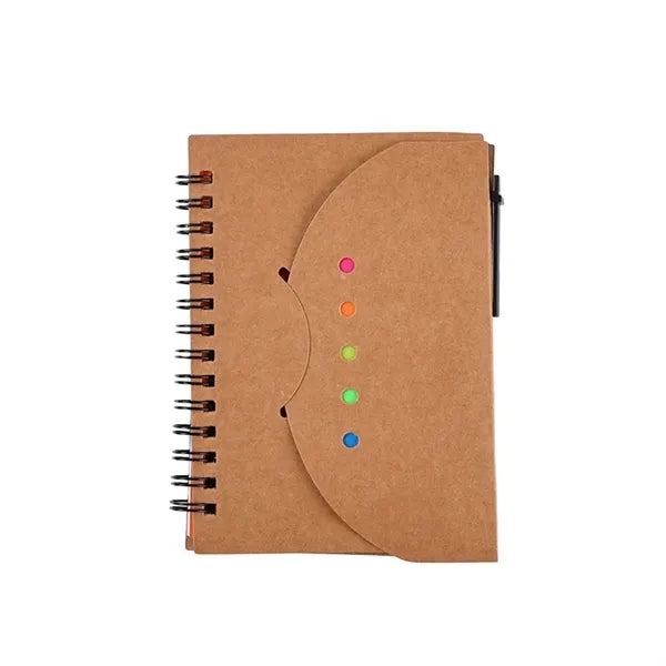 Memo Notebook with Pen & Sticky Notes