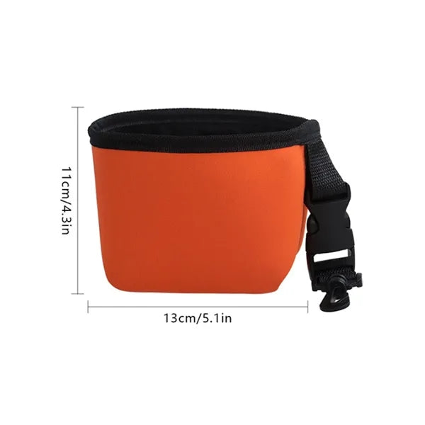 Clip-On Golf Ball and Club Cleaner Pouch Detachable Bag