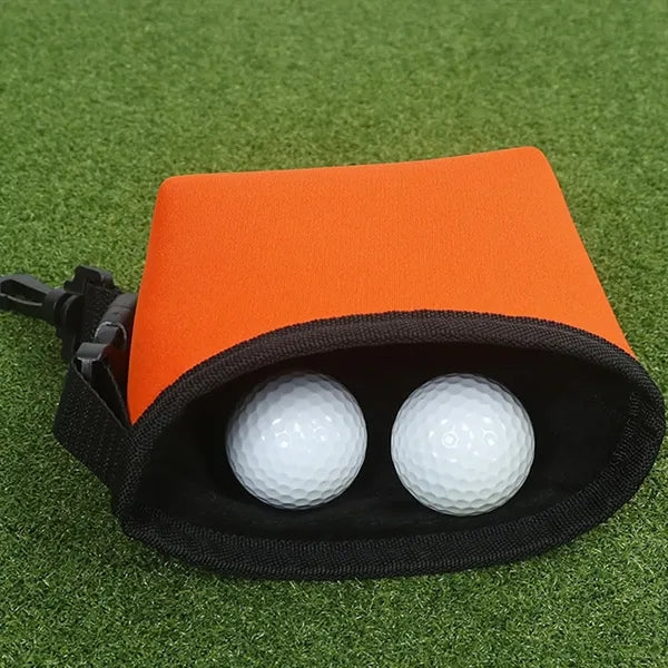 Clip-On Golf Ball and Club Cleaner Pouch Detachable Bag