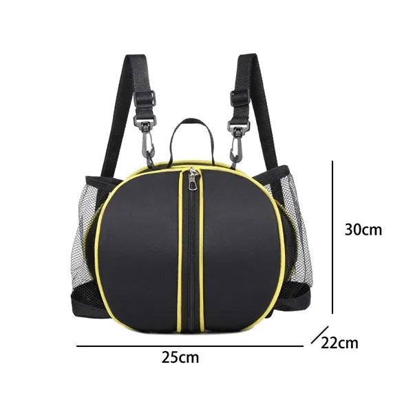 Multi-Functional Mesh Sports Ball Backpack & Shoulder Tote