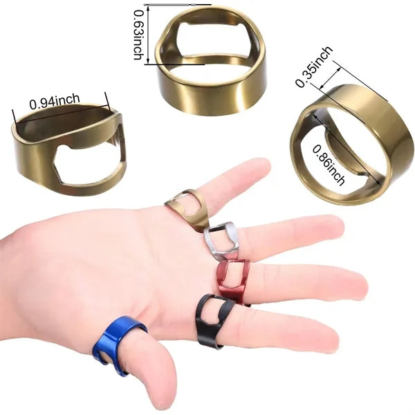Portable Stainless Steel Ring Bottle Opener