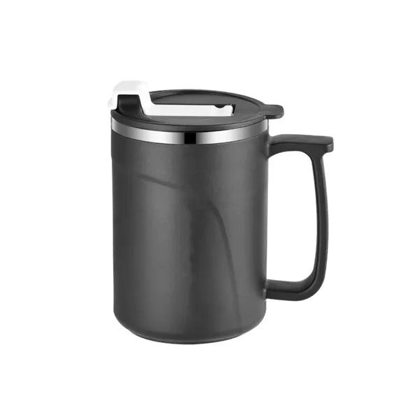 Stainless Steel Travel Mug with Leak-Proof Lid