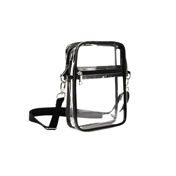 Clear Stadium Bag-Adjustable Strap for Hands-Free Use