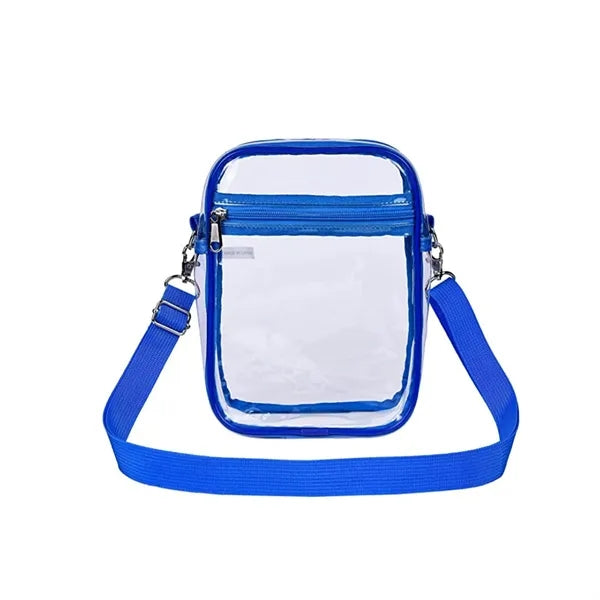 Clear Stadium Bag-Adjustable Strap for Hands-Free Use