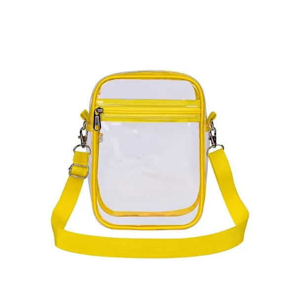 Clear Stadium Bag-Adjustable Strap for Hands-Free Use
