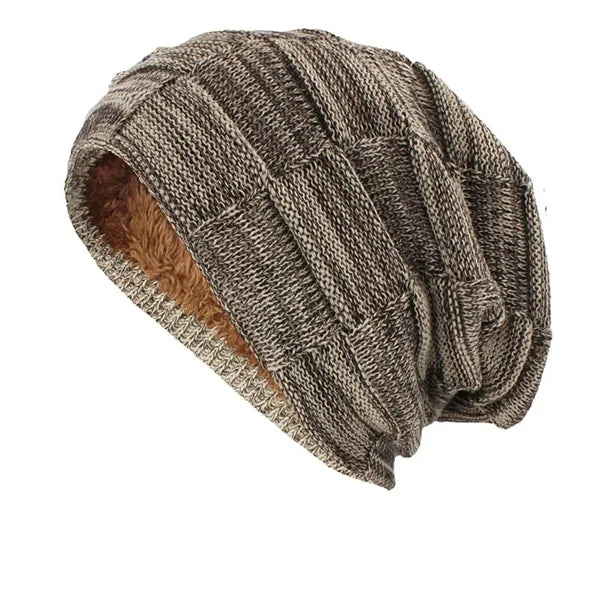 One-Size Structured Acrylic Fleece Winter Cap