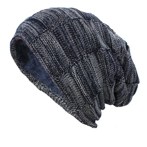 One-Size Structured Acrylic Fleece Winter Cap