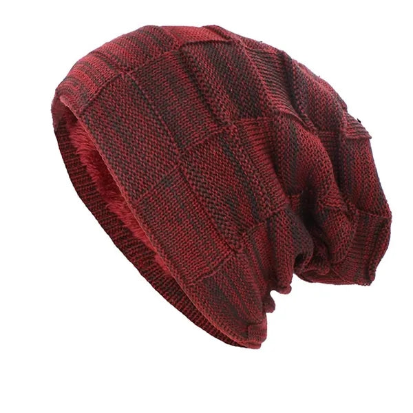 One-Size Structured Acrylic Fleece Winter Cap