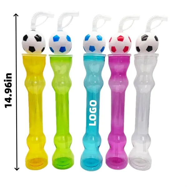 15oz Soccer Ball Design Tall Neck Tumbler