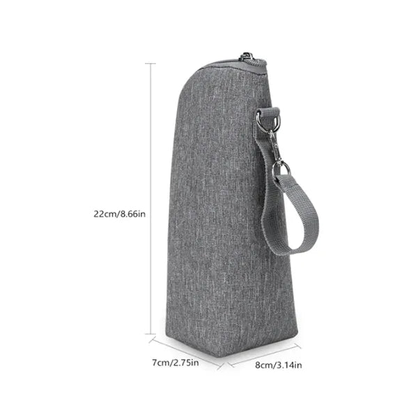 Portable Insulated Single Baby Bottle Cooler Pouch