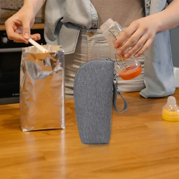 Portable Insulated Single Baby Bottle Cooler Pouch