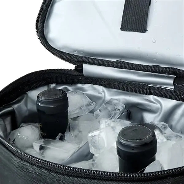 Insulated Single Wine Bottle Carrier Tote W/ Shoulder Strap