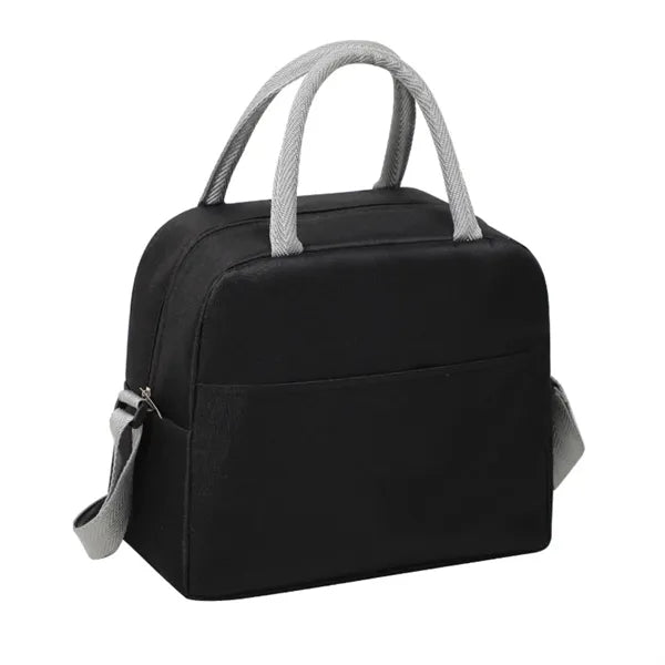 Cationic Insulated Lunch Bag with Shoulder Strap