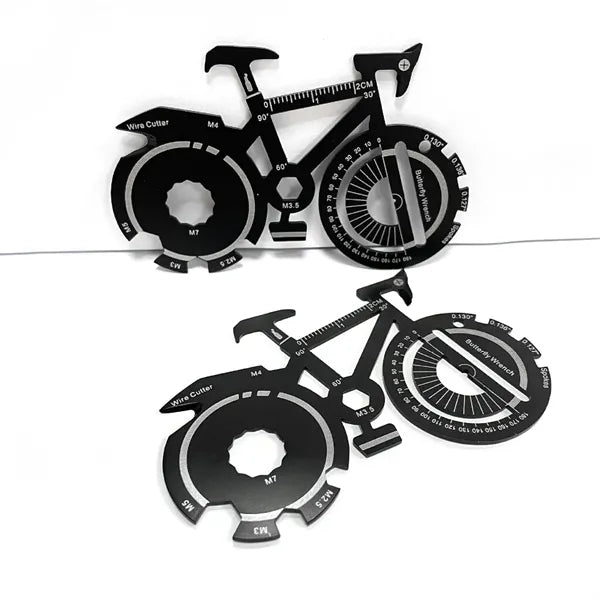 20-In-1 Multifunctional Bicycle-Shaped Tool Card