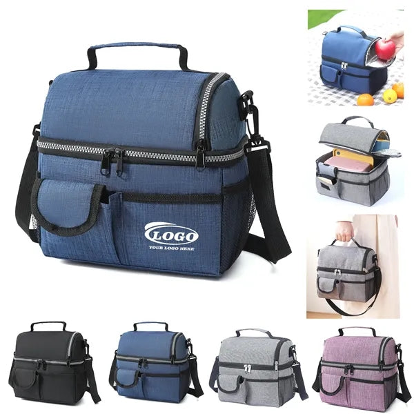 Oxford Double-Layer Insulated Lunch Cooler