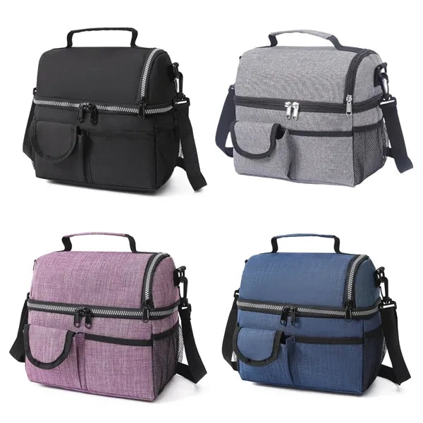 Oxford Double-Layer Insulated Lunch Cooler