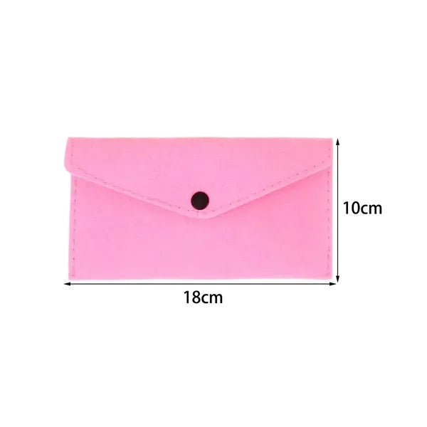 Eco-Friendly Felt Document Envelope Folder With Snap Closure