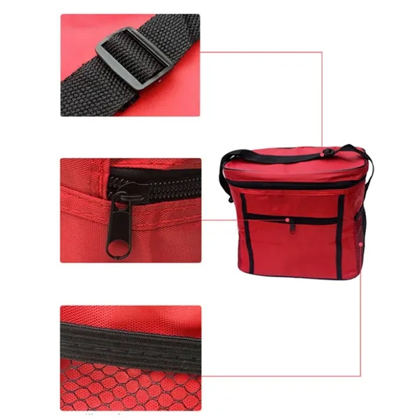 Large Capacity Portable Insulated Picnic Cooler Lunch Bag