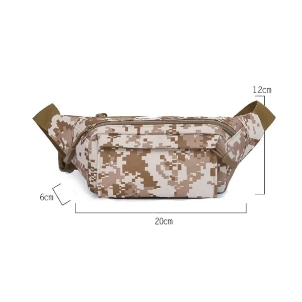 5L Waterproof Tactical Waist Bag Running Fanny Pack