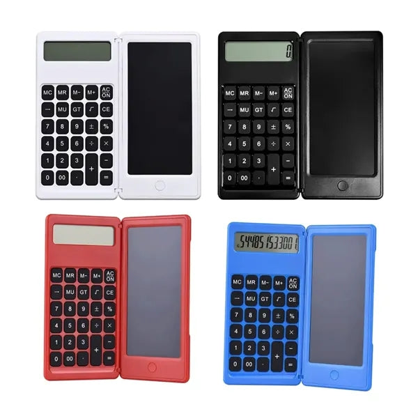 Dual Function Calculator with LCD Writing Pad