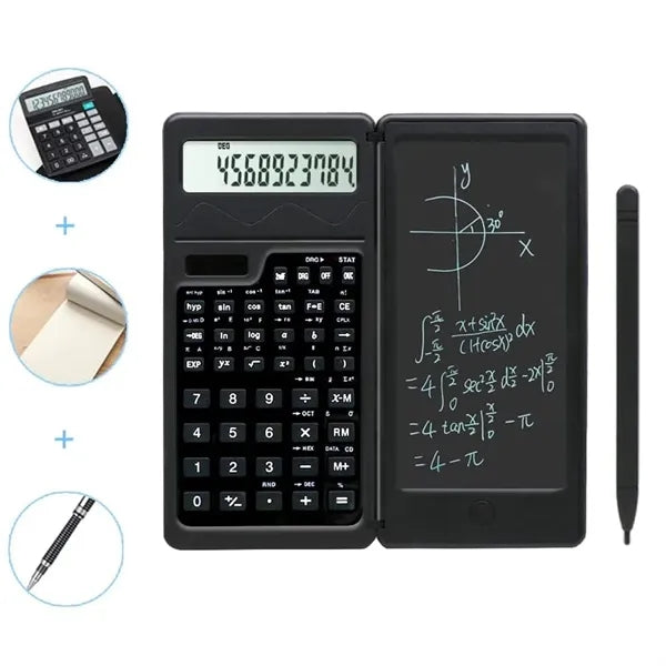 Dual Function Calculator with LCD Writing Pad